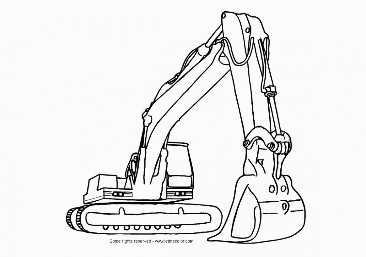 Excavator boyama