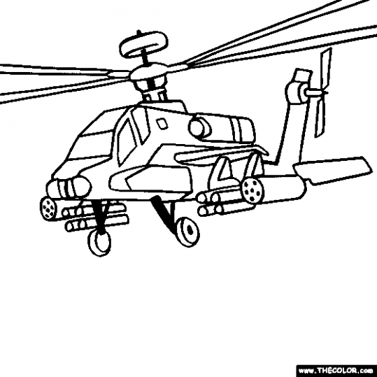 Helicopter Coloring boyayama