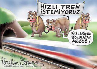 inek ve hızlı tiren