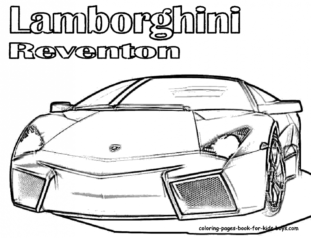 Lamborghini Coloring Boyama