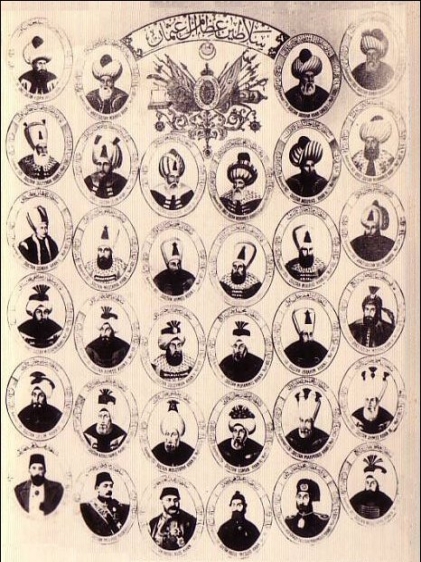 osmanlı padişahları