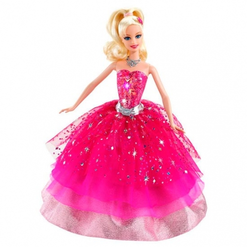 Pembe barbie  bebek