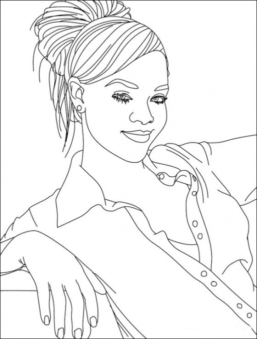 Rihanna Boyama Resmi