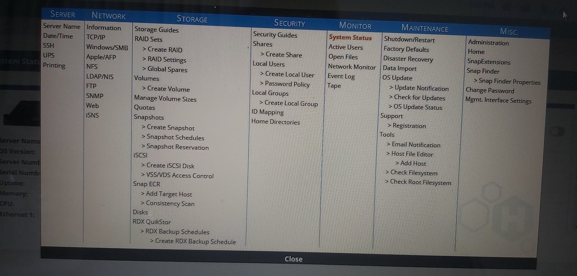 SnapServer DX1 Overload 16
