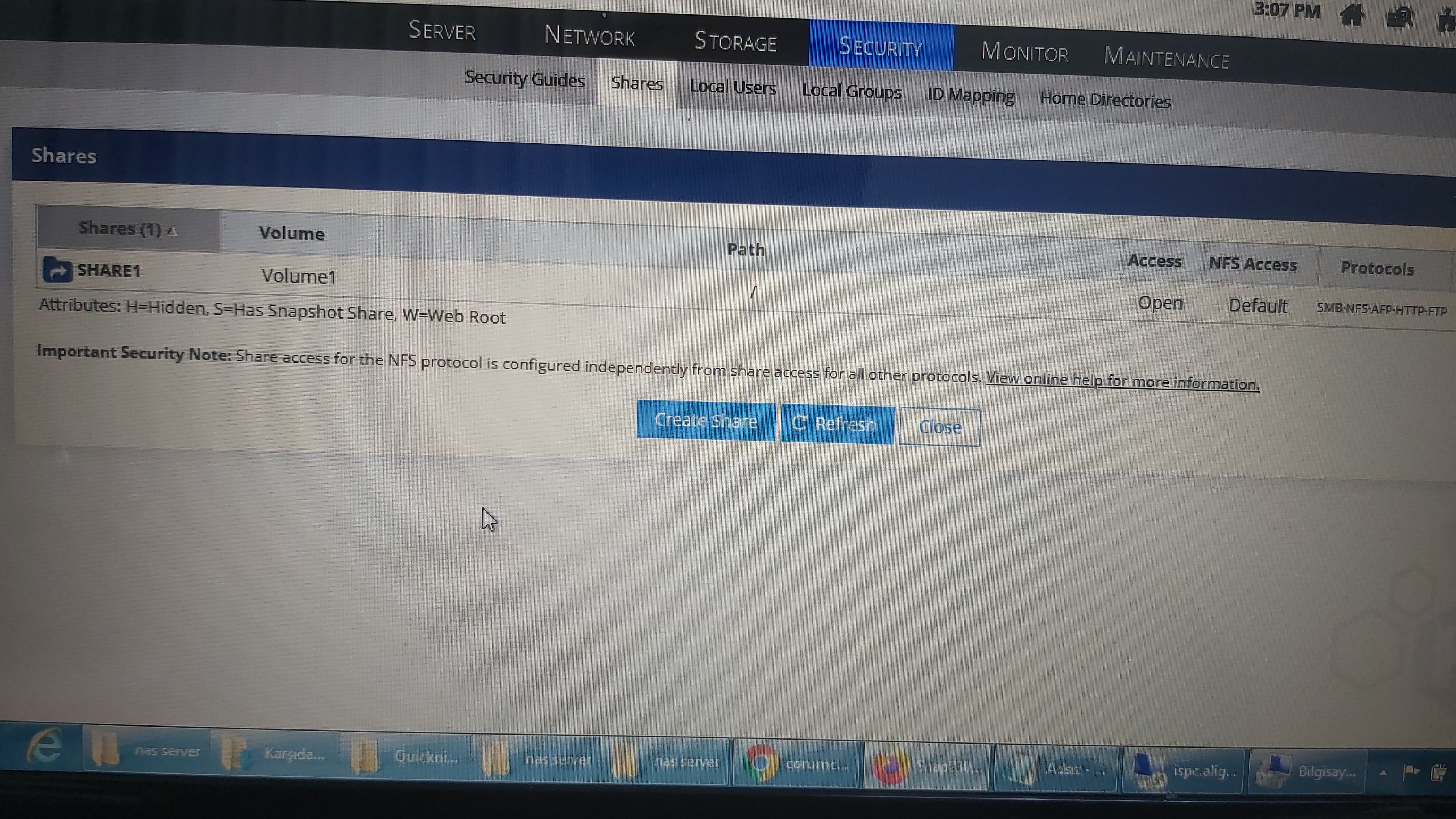 SnapServer DX1 Overload 17