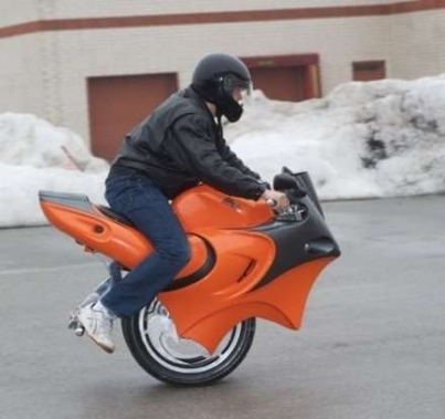 tek tekerlekli motosiklet